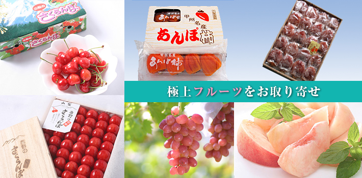 さくらんぼ・桃･ぶどう・あんぽ柿・枯露柿の販売